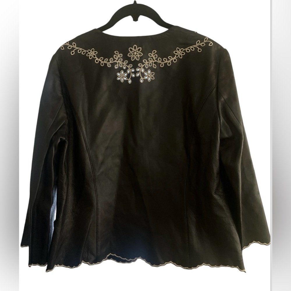 Jones New York 100% Leather Jacket - Picture 3 of 5